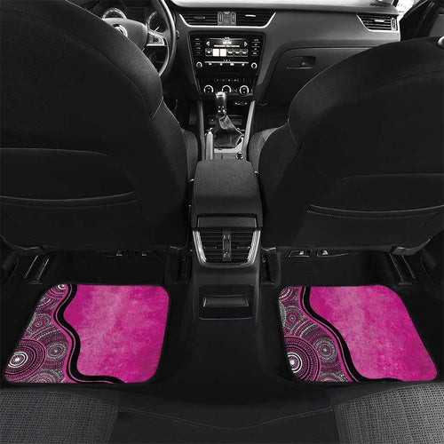 Custom Sydney Sixers Car Mats Indigenous Art - Grunge Style