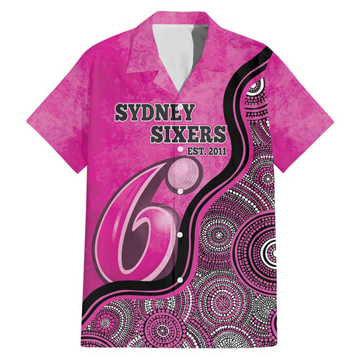 Custom Sydney Sixers Family Matching Mermaid Dress and Hawaiian Shirt Indigenous Art - Grunge Style