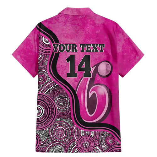 Custom Sydney Sixers Family Matching Mermaid Dress and Hawaiian Shirt Indigenous Art - Grunge Style