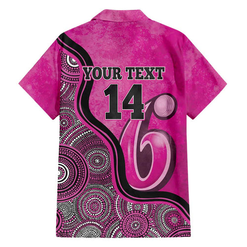 Custom Sydney Sixers Family Matching Tank Maxi Dress and Hawaiian Shirt Indigenous Art - Grunge Style