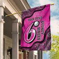 Custom Sydney Sixers Garden Flag Indigenous Art - Grunge Style