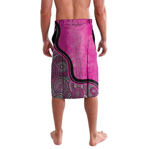 Custom Sydney Sixers Lavalava Indigenous Art - Grunge Style