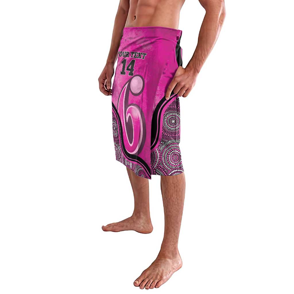 Custom Sydney Sixers Lavalava Indigenous Art - Grunge Style