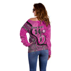 Custom Sydney Sixers Off Shoulder Sweater Indigenous Art - Grunge Style