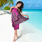 Custom Sydney Sixers Sarong Indigenous Art - Grunge Style