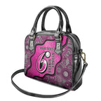 Custom Sydney Sixers Shoulder Handbag Indigenous Art - Grunge Style