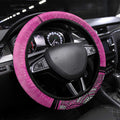 Sydney Sixers Steering Wheel Cover Indigenous Art - Grunge Style