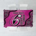 Custom Sydney Sixers Tablecloth Indigenous Art - Grunge Style