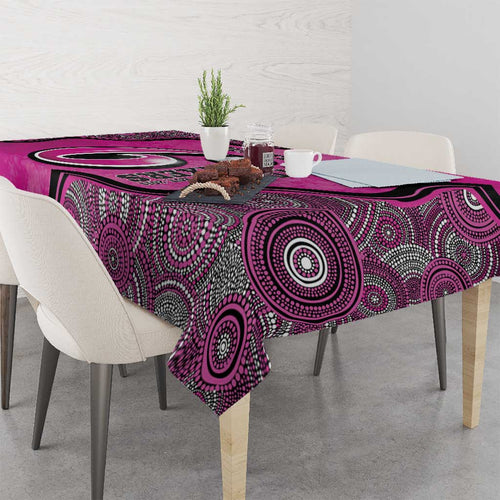 Custom Sydney Sixers Tablecloth Indigenous Art - Grunge Style