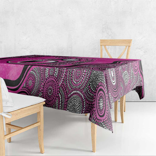 Custom Sydney Sixers Tablecloth Indigenous Art - Grunge Style
