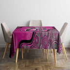 Custom Sydney Sixers Tablecloth Indigenous Art - Grunge Style