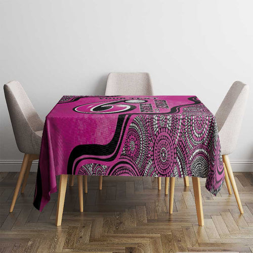 Custom Sydney Sixers Tablecloth Indigenous Art - Grunge Style