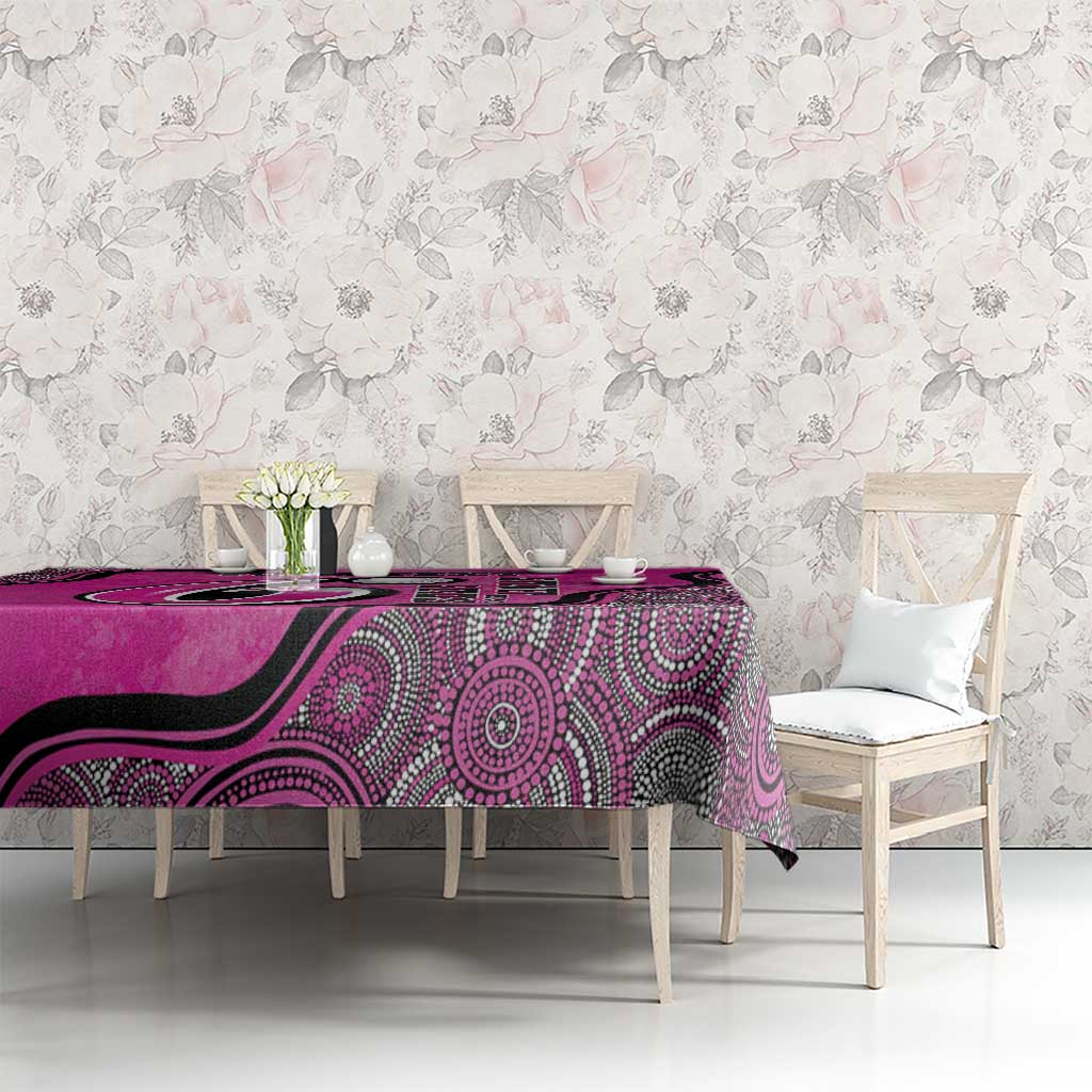Custom Sydney Sixers Tablecloth Indigenous Art - Grunge Style