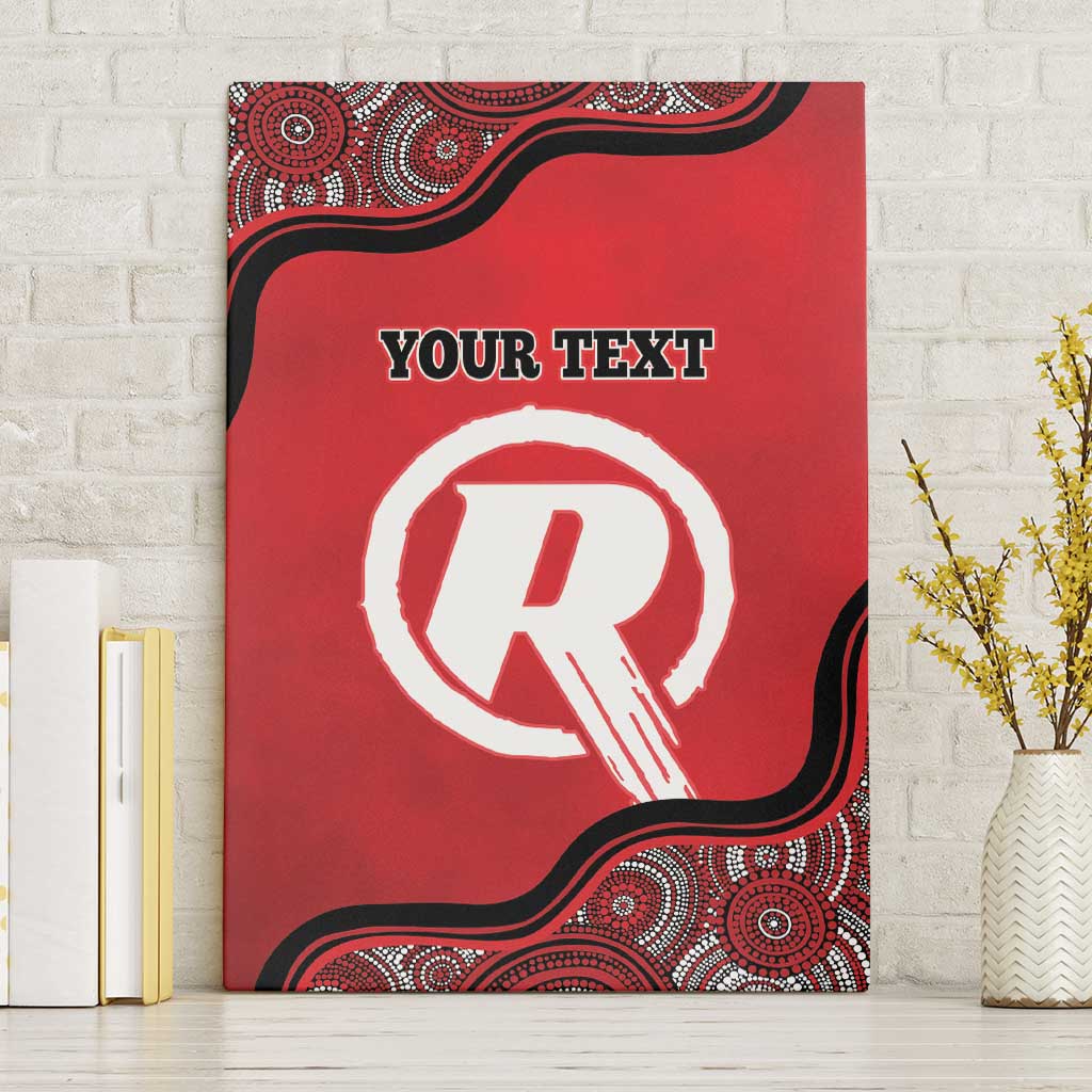 Custom Melbourne Renegades Canvas Wall Art Indigenous Art - Grunge Style