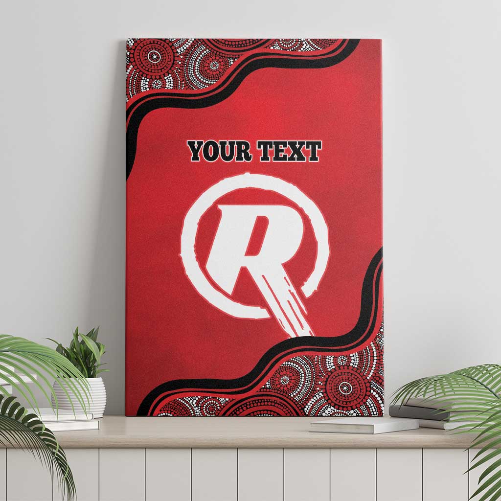 Custom Melbourne Renegades Canvas Wall Art Indigenous Art - Grunge Style