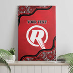 Custom Melbourne Renegades Canvas Wall Art Indigenous Art - Grunge Style