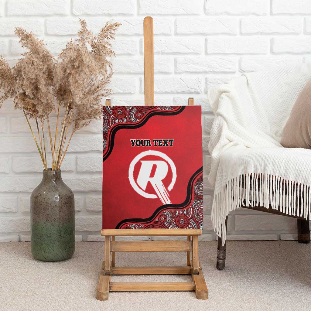 Custom Melbourne Renegades Canvas Wall Art Indigenous Art - Grunge Style