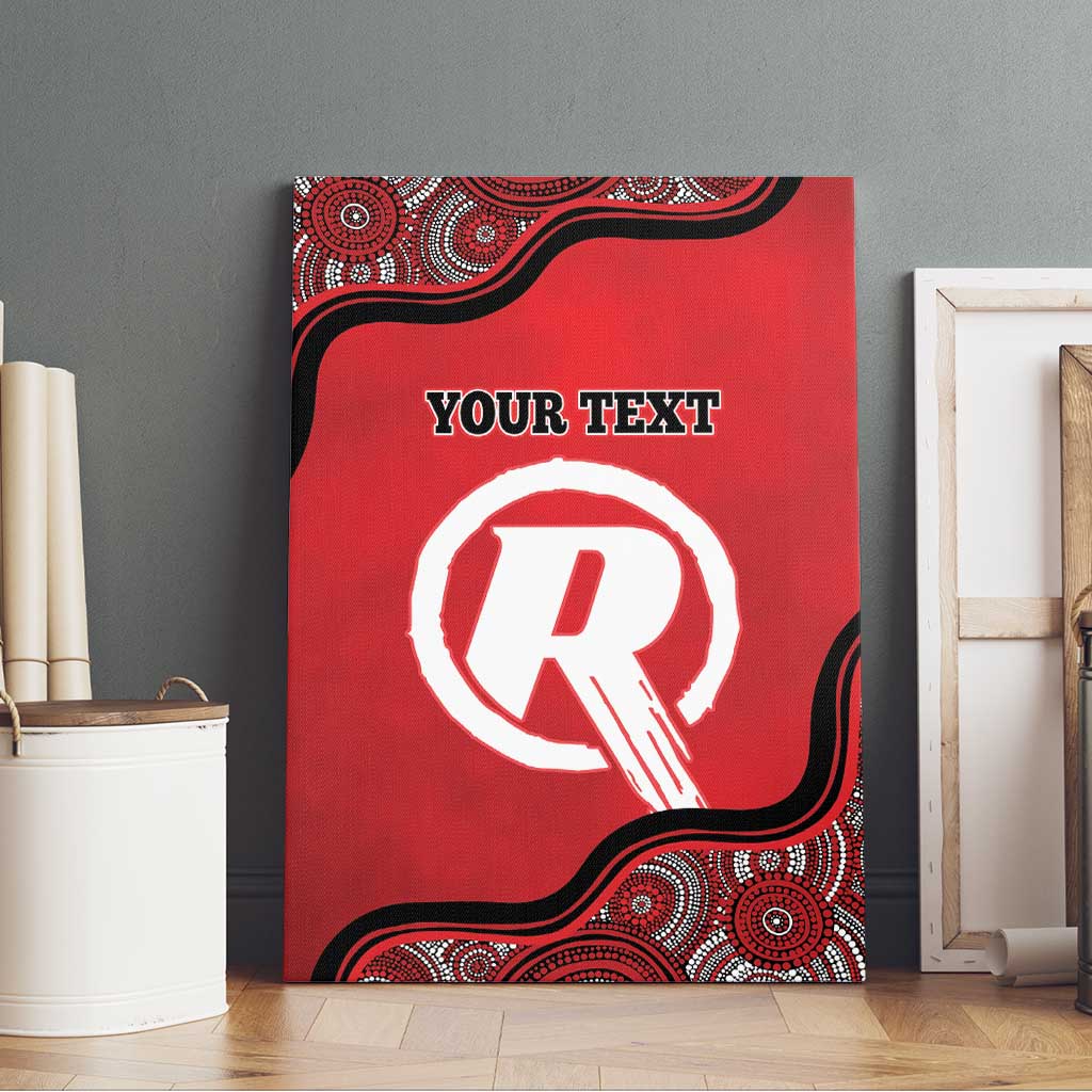 Custom Melbourne Renegades Canvas Wall Art Indigenous Art - Grunge Style