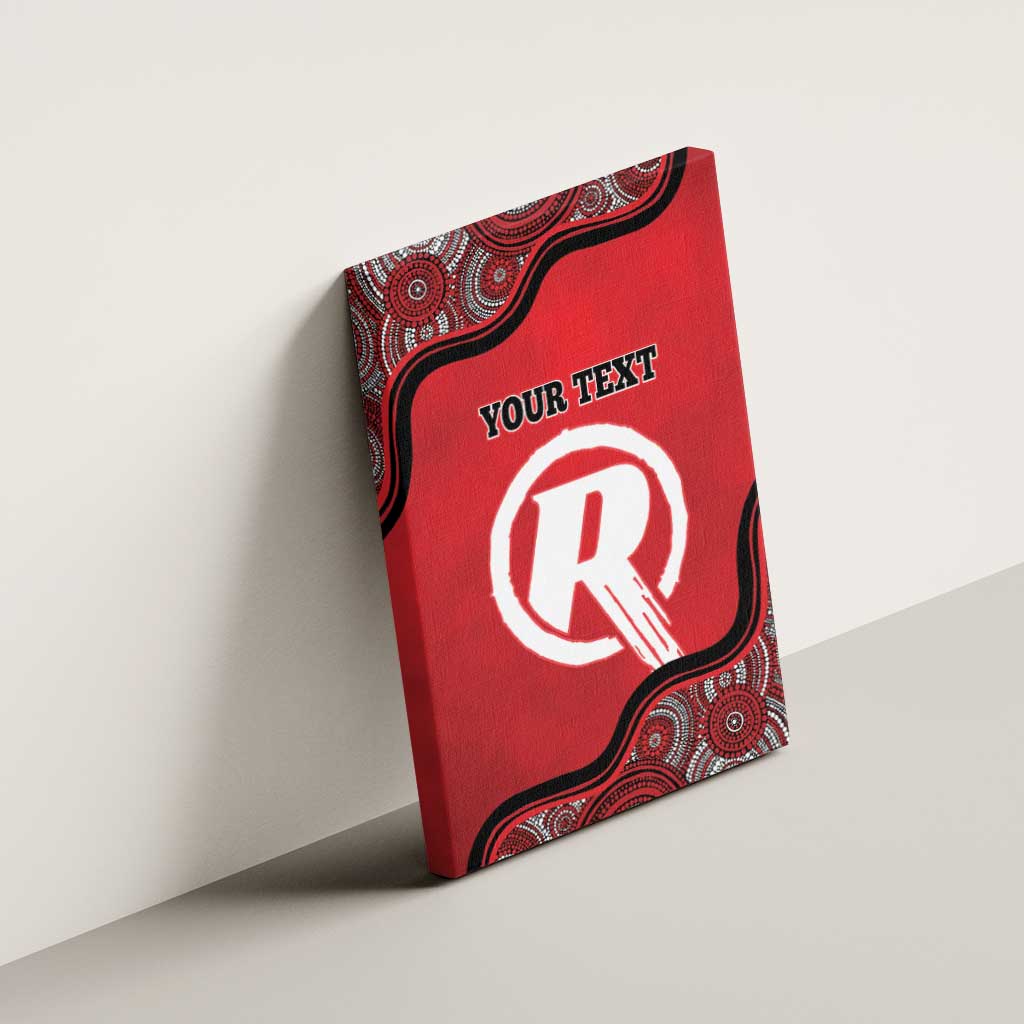 Custom Melbourne Renegades Canvas Wall Art Indigenous Art - Grunge Style