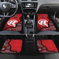 Custom Melbourne Renegades Car Mats Indigenous Art - Grunge Style
