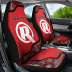 Custom Melbourne Renegades Car Seat Cover Indigenous Art - Grunge Style