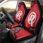 Custom Melbourne Renegades Car Seat Cover Indigenous Art - Grunge Style