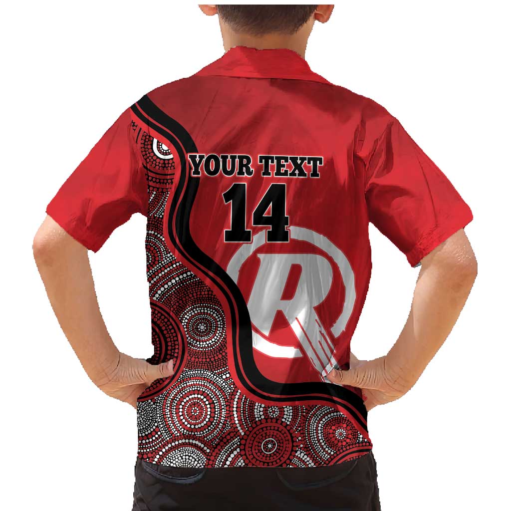 Custom Melbourne Renegades Family Matching Mermaid Dress and Hawaiian Shirt Indigenous Art - Grunge Style
