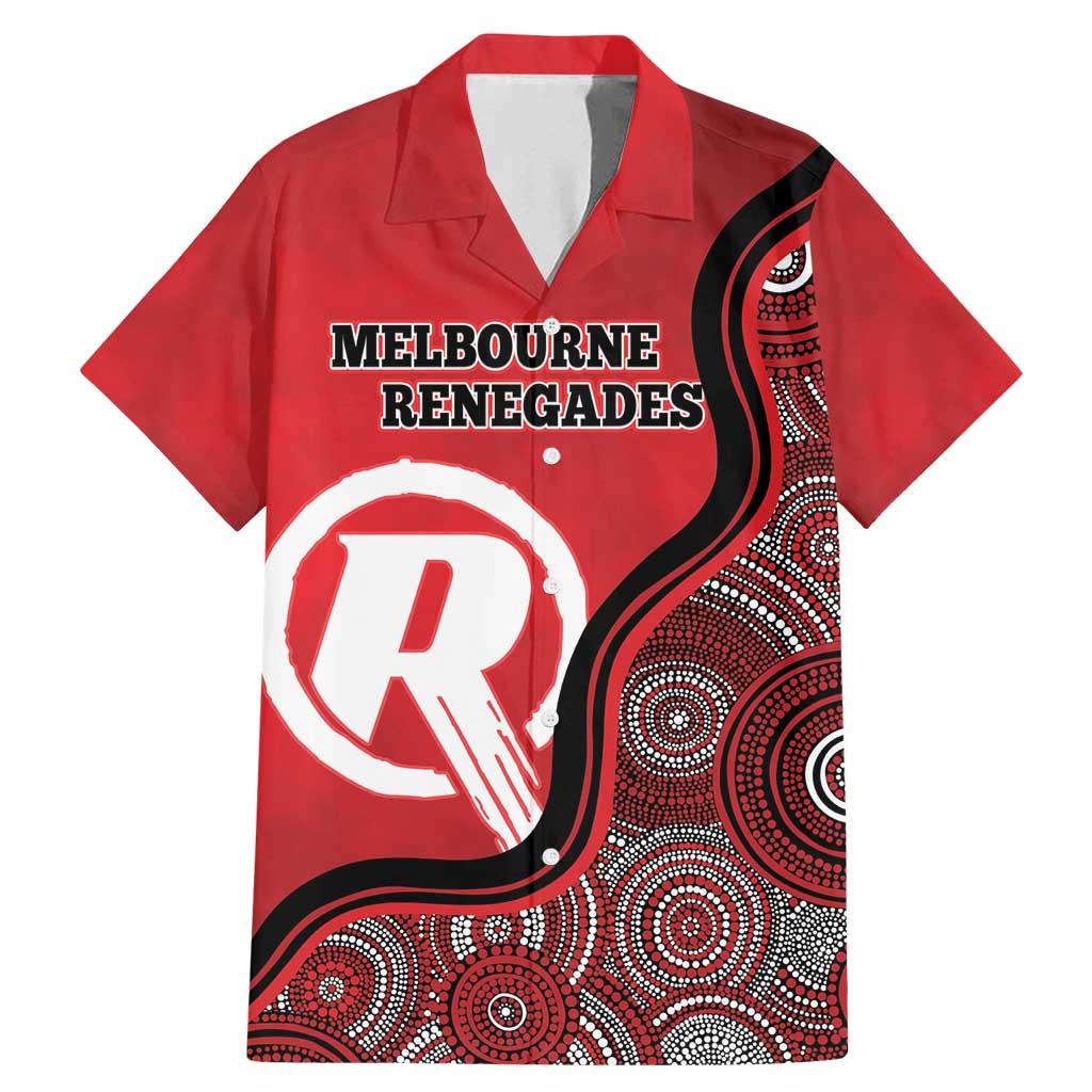 Custom Melbourne Renegades Family Matching Mermaid Dress and Hawaiian Shirt Indigenous Art - Grunge Style