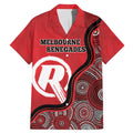 Custom Melbourne Renegades Family Matching Mermaid Dress and Hawaiian Shirt Indigenous Art - Grunge Style