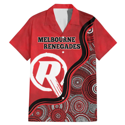 Custom Melbourne Renegades Family Matching Mermaid Dress and Hawaiian Shirt Indigenous Art - Grunge Style