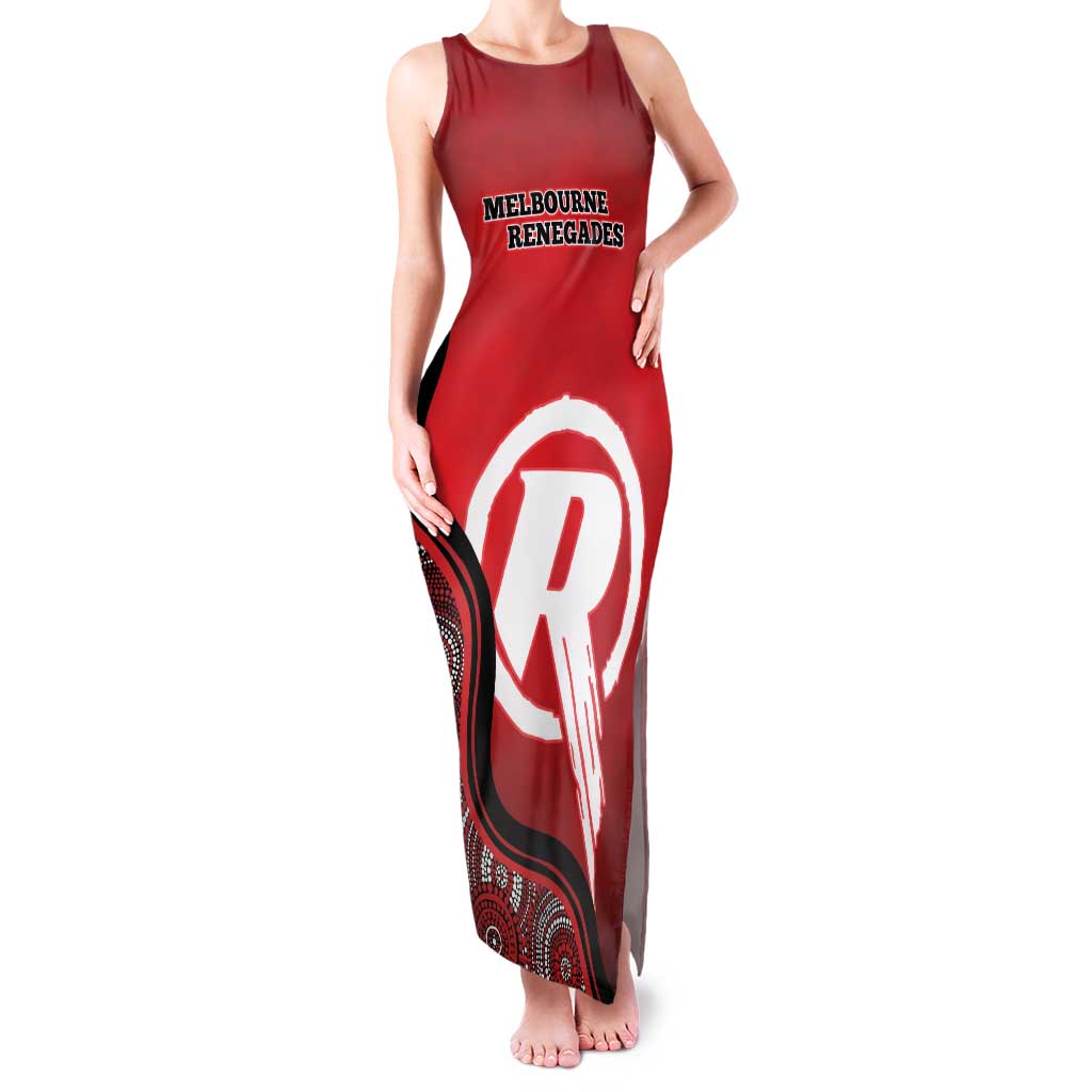 Custom Melbourne Renegades Family Matching Tank Maxi Dress and Hawaiian Shirt Indigenous Art - Grunge Style