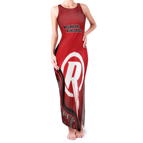 Custom Melbourne Renegades Family Matching Tank Maxi Dress and Hawaiian Shirt Indigenous Art - Grunge Style