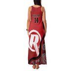 Custom Melbourne Renegades Family Matching Tank Maxi Dress and Hawaiian Shirt Indigenous Art - Grunge Style