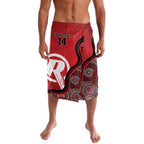 Custom Melbourne Renegades Lavalava Indigenous Art - Grunge Style