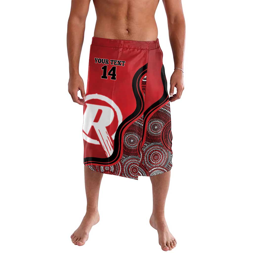 Custom Melbourne Renegades Lavalava Indigenous Art - Grunge Style