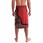 Custom Melbourne Renegades Lavalava Indigenous Art - Grunge Style