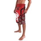 Custom Melbourne Renegades Lavalava Indigenous Art - Grunge Style