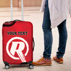 Custom Melbourne Renegades Luggage Cover Indigenous Art - Grunge Style