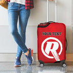 Custom Melbourne Renegades Luggage Cover Indigenous Art - Grunge Style