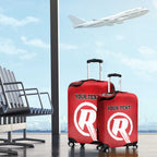 Custom Melbourne Renegades Luggage Cover Indigenous Art - Grunge Style