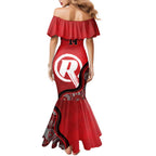 Custom Melbourne Renegades Mermaid Dress Indigenous Art - Grunge Style