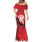 Custom Melbourne Renegades Mermaid Dress Indigenous Art - Grunge Style