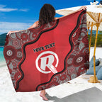 Custom Melbourne Renegades Sarong Indigenous Art - Grunge Style