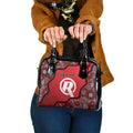 Custom Melbourne Renegades Shoulder Handbag Indigenous Art - Grunge Style