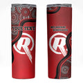 Custom Melbourne Renegades Skinny Tumbler Indigenous Art - Grunge Style