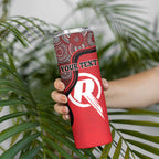 Custom Melbourne Renegades Skinny Tumbler Indigenous Art - Grunge Style