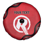 Custom Melbourne Renegades Spare Tire Cover Indigenous Art - Grunge Style