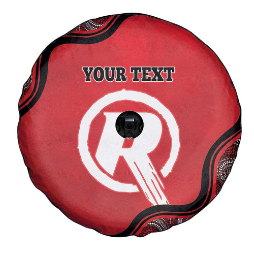 Custom Melbourne Renegades Spare Tire Cover Indigenous Art - Grunge Style