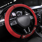 Melbourne Renegades Steering Wheel Cover Indigenous Art - Grunge Style