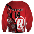 Custom Melbourne Renegades Sweatshirt Indigenous Art - Grunge Style